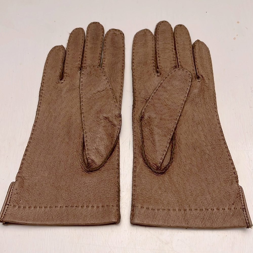 Shalimar Hand stitched Pig Skin Leather Women’s Gloves Size 7 NOS